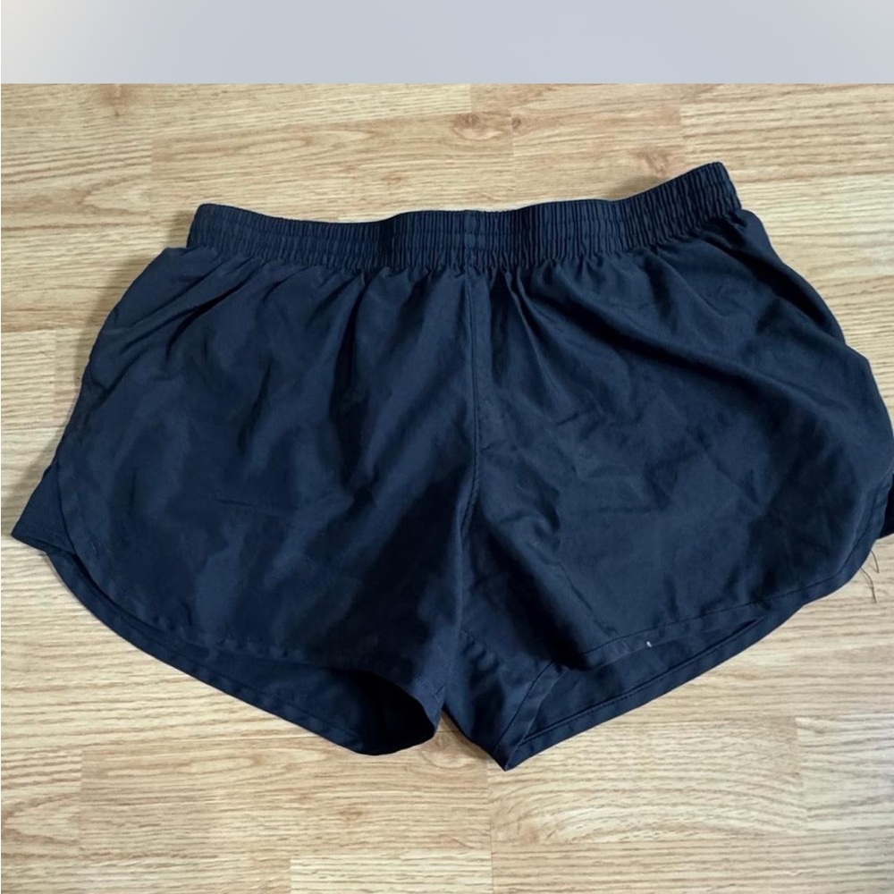 Augusta Sportswear Black Athletic Shorts Moisture-Wicking Elastic Waistband